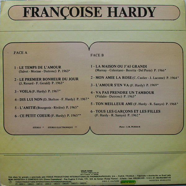 Master Release: Chante Ses Succès by Françoise Hardy