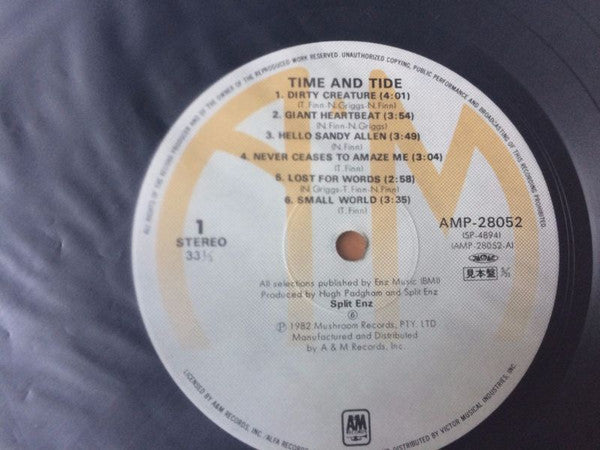 Release: Time And Tide-Vinyl-Japan-1982-AMP-28052-9577569