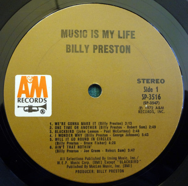 Master Release: Music Is My Life by Billy Preston