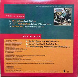 Release: What U Heard-Vinyl-Japan-None-862-447-1, MR-005-5134060