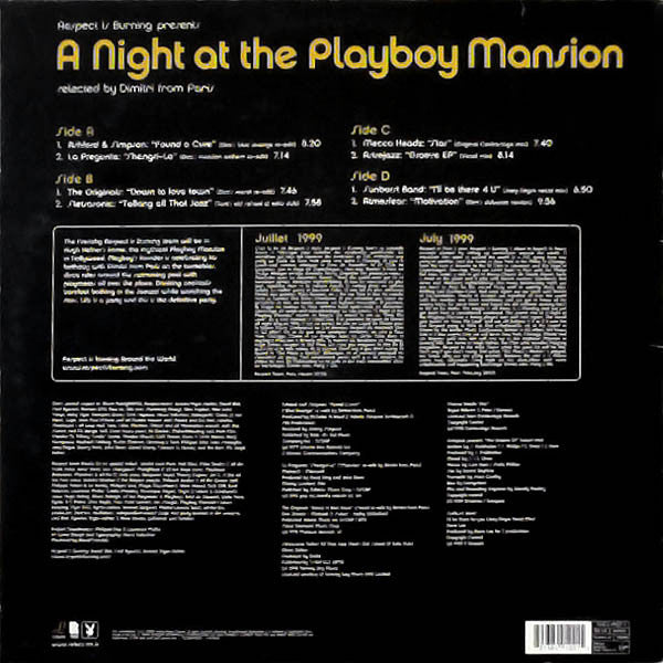 Master Release: A Night At The Playboy Mansion by Various