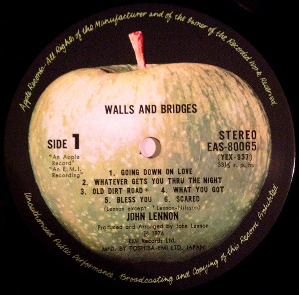 Walls And Bridges = 心の壁、愛の橋