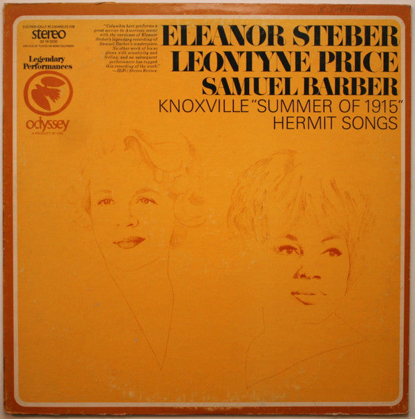 Master Release: Knoxville "Summer Of 1915" / Hermit Songs by Samuel Barber