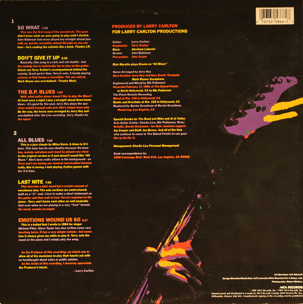 Release: Last Nite-Vinyl-Canada-1987-MCA-5866-8183256