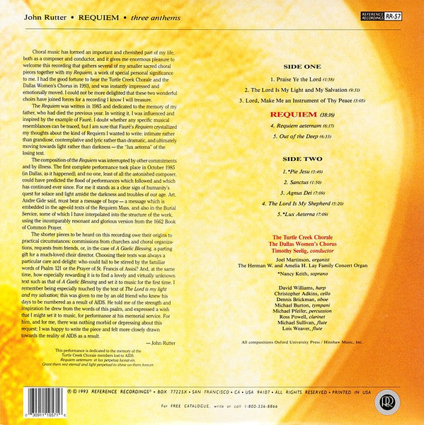 Release: Requiem / Three Anthems-Vinyl-US-None-RR-57-6022970
