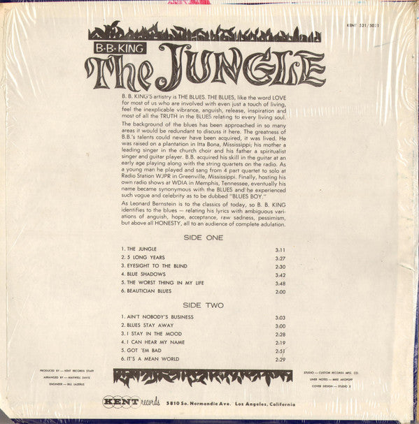 Release: The Jungle-Vinyl-US-None-KST 521-5707228