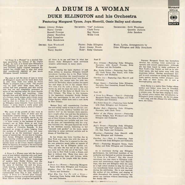 Master Release: A Drum Is A Woman by Duke Ellington And His Orchestra