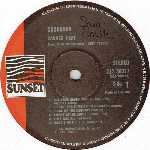 The Canned Heat Cook Book (The Best Of Canned Heat)