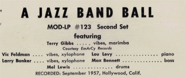 Master Release: A Jazz Band Ball (Second Set) by Terry Gibbs