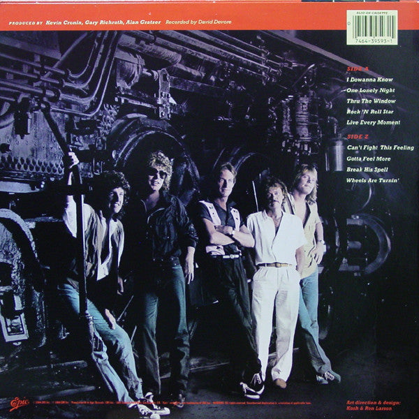 Release: Wheels Are Turnin'-Vinyl-US-1984-QE 39593-2064635