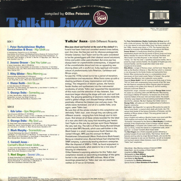 Release: Talkin' Jazz (Themes From The Black Forest)-Vinyl-UK & Europe-1994-518861 - 1-1488975
