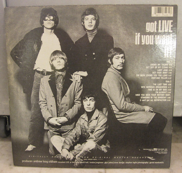 Release: Got Live If You Want It!-Vinyl-USA & Canada-1986-74931, PS 493-1867947