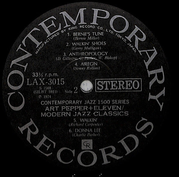 Art Pepper + Eleven (Modern Jazz Classics)