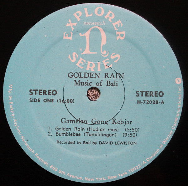 Golden Rain (Balinese Gamelan Music / Ketjak: The Ramayana Monkey Chant)