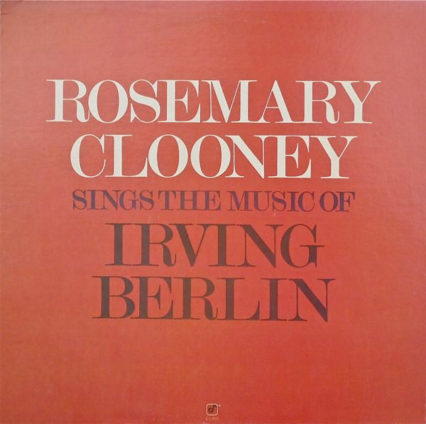 Release: Sings The Music Of Irving Berlin-Vinyl-US-1984-CJ-255-2639466
