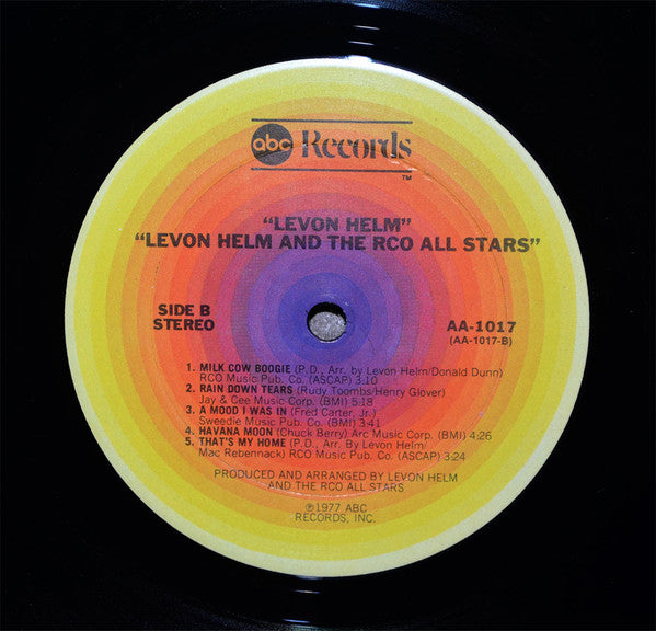 Levon Helm And The RCO All-Stars
