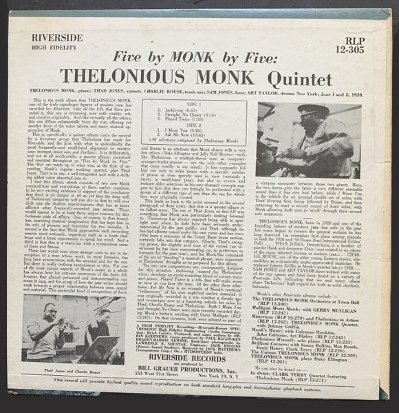 5 By Monk By 5