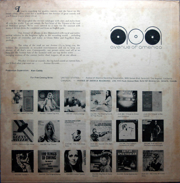 Release: 12 Top Hits -Vinyl-Canada-None-AVE-3304-6289856