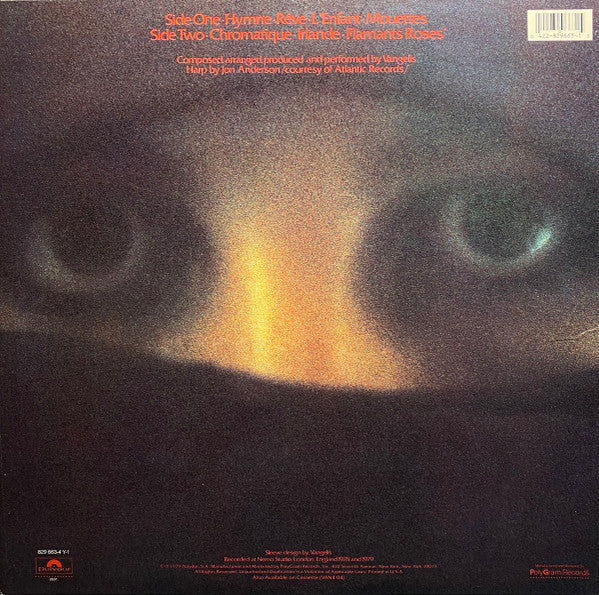 Release: Opera Sauvage-Vinyl-US-None-829 663-1 Y-1, 829 663-4 Y-1, VAN 04-6649989