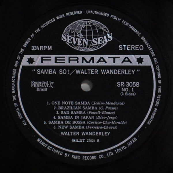 Master Release: Samba So! by Walter Wanderley