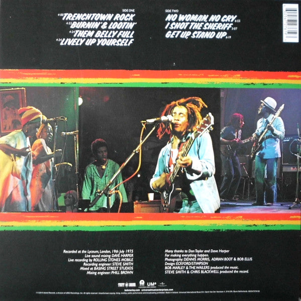 Master Release: Live! At The Lyceum by Bob Marley & The Wailers