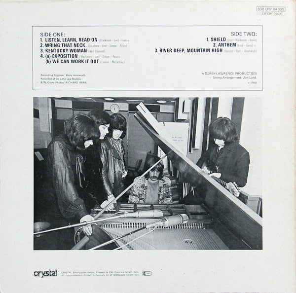Release: The Book Of Taliesyn-Vinyl-Germany-1983-038 CRY 04 000, 038 CRY 04 000-1725213