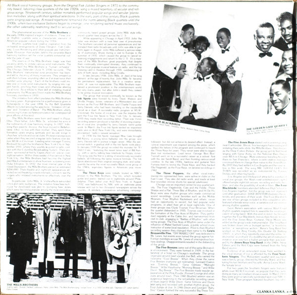 Release: The Human Orchestra (Rhythm Quartets In The Thirties)-Vinyl-Sweden-1985-CL-144.003-1676283