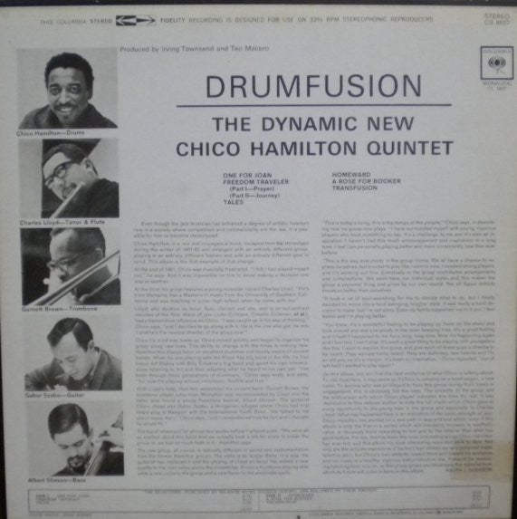 Master Release: Drumfusion by The Chico Hamilton Quintet