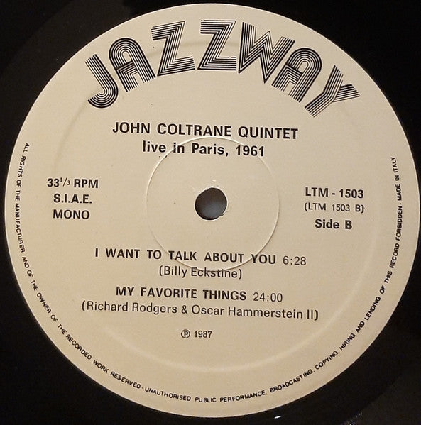 Live In Paris 1961