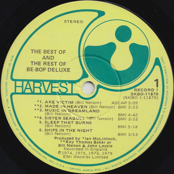 The Best Of And The Rest Of Be Bop Deluxe