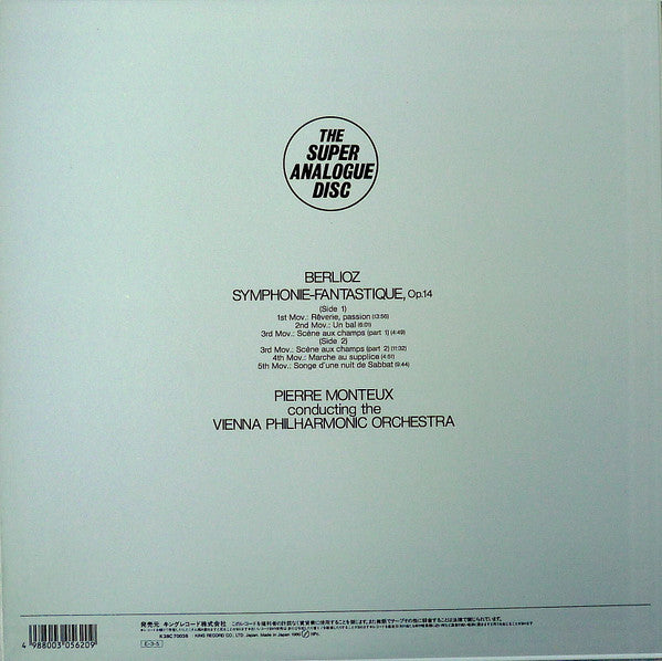Release: Symphonie Fantastique-Vinyl-Japan-1989-K38C 70036-9263010