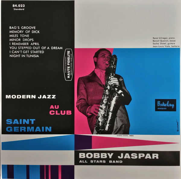 Master Release: Modern Jazz Au Club Saint Germain by Bobby Jaspar