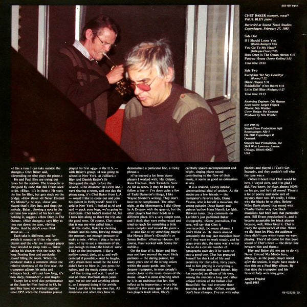 Master Release: Diane by Chet Baker