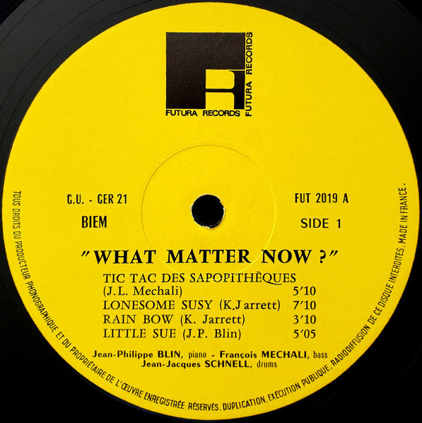 What Matter Now?