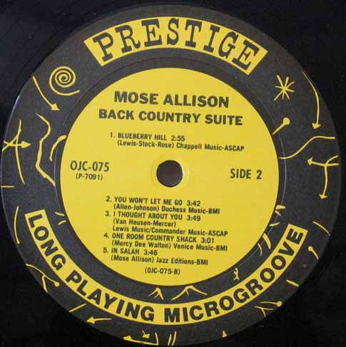 Back Country Suite For Piano, Bass And Drums