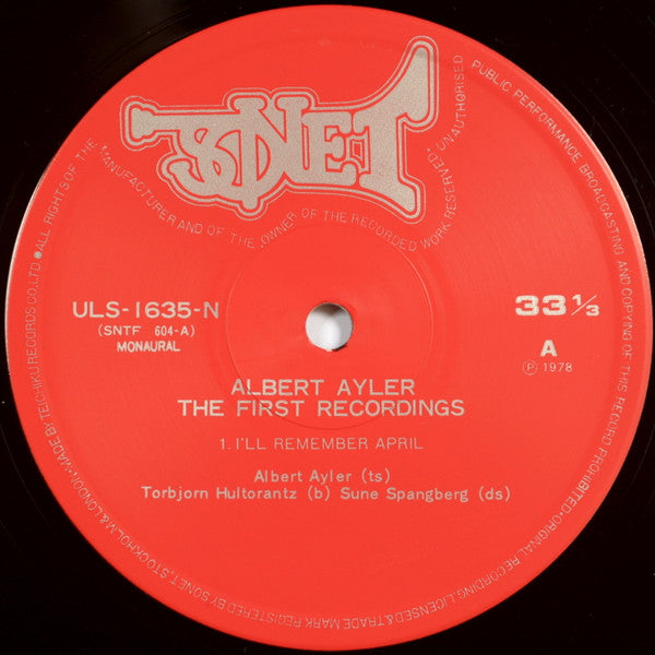 The First Recordings