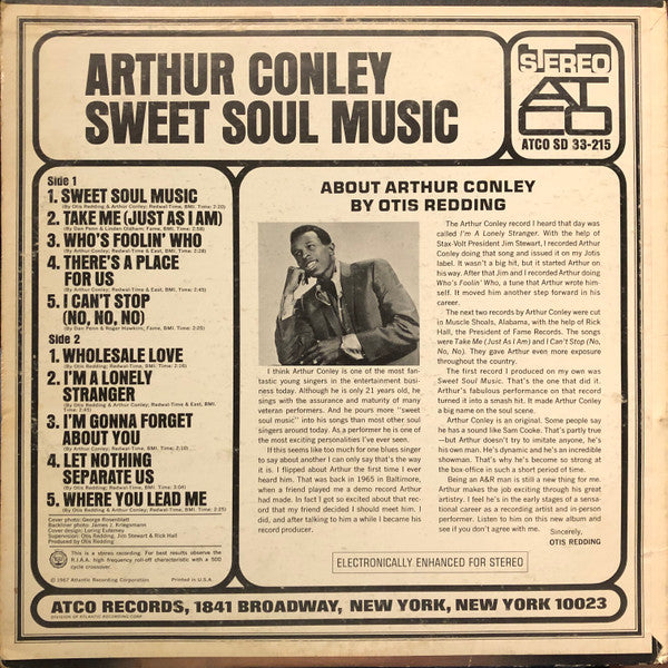 Release: Sweet Soul Music-Vinyl-US-1967-SD 33-215-2317441