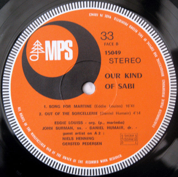 Master Release: Our Kind Of Sabi by Eddy Louiss