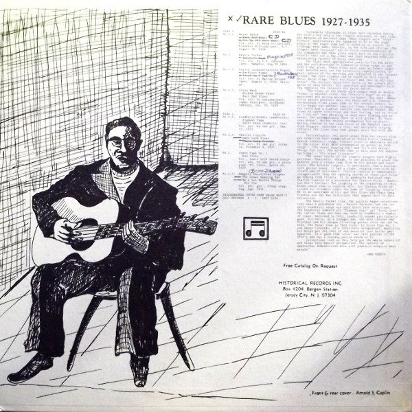 Release: Rare Blues Vol. 4: 1927-1935-Vinyl-US-None-HLP-5829-4-3256925