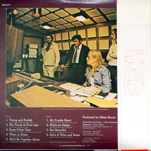 Release: The Tony Bennett Bill Evans Album-Vinyl-Japan-1975-SMJ-6115, SFAN-6003-2138424