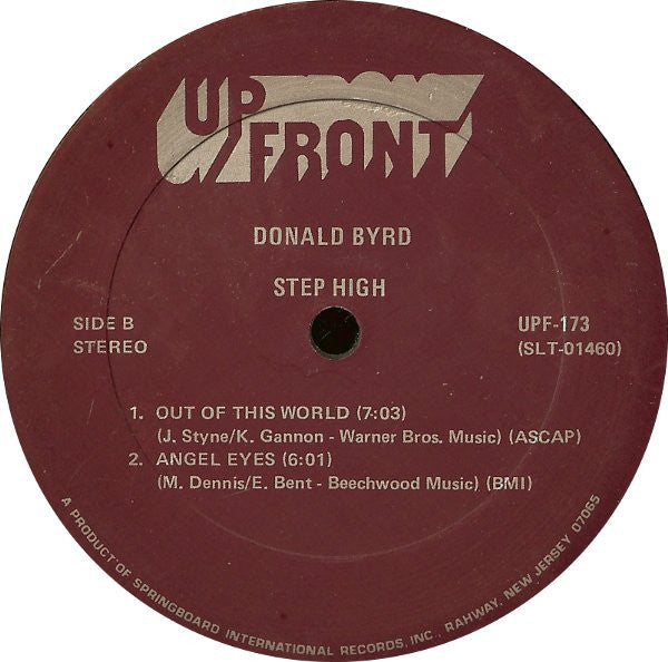 Master Release: Step High by Donald Byrd
