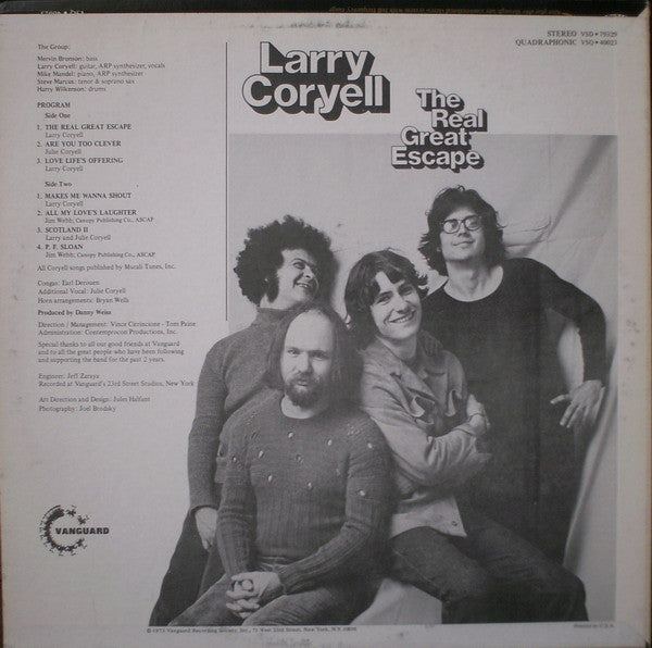 Master Release: The Real Great Escape by Larry Coryell
