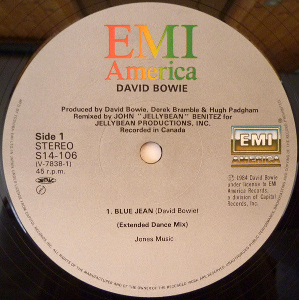 Blue Jean (Extended Dance Mix)