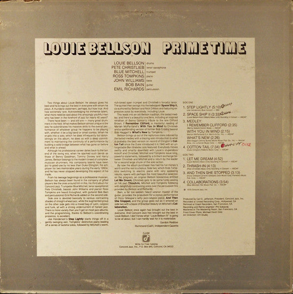 Master Release: Prime Time by Louis Bellson