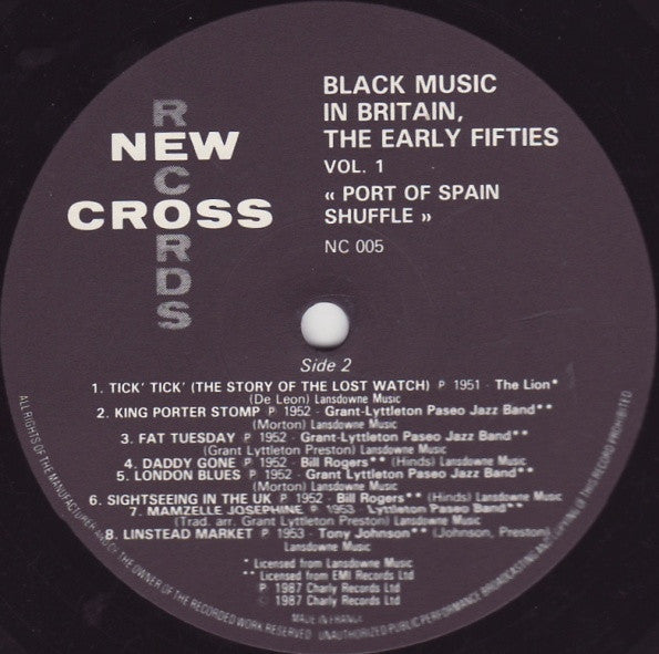 Port Of Spain Shuffle - Black Music In Britain In The Early 1950s Volume 1