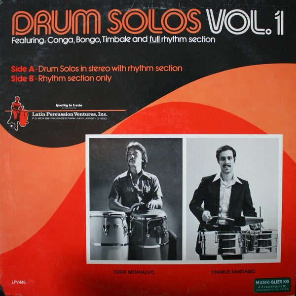Master Release: Drum Solos Vol. 1 by Eddie Montalvo