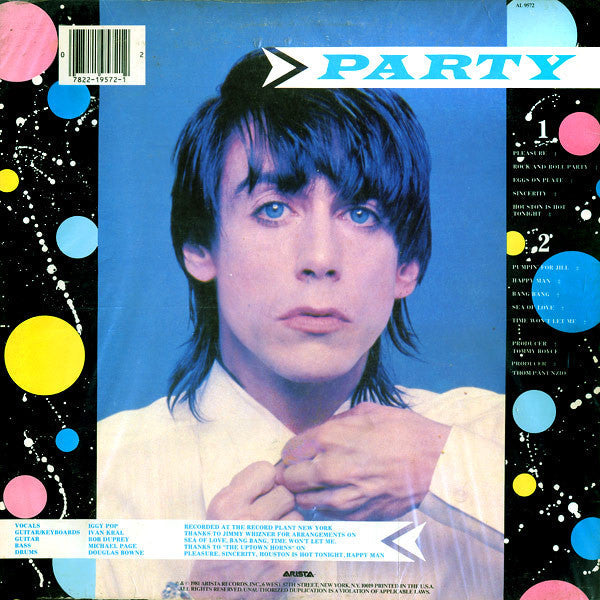 Master Release: Party by Iggy Pop