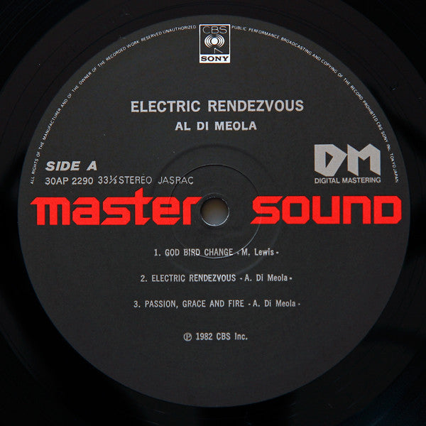 Release: Electric Rendezvous-Vinyl-Japan-1982-30AP 2290-3537881