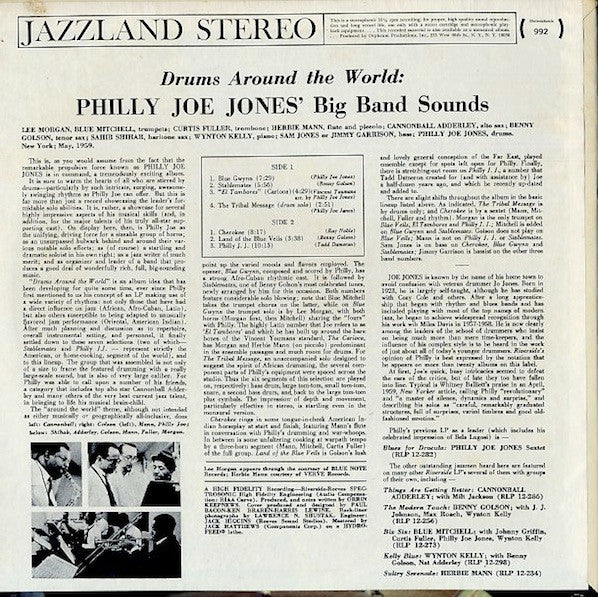 Release: Drums Around The World-Vinyl-US-1966-JLP 992-2789838