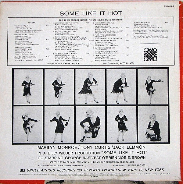 Release: Some Like It Hot-Vinyl-US-1974-UA-LA272-G-1290711